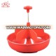 Big size piglet complement feed trough plastic pig feeder pan