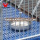 stainless steel round free pig feeder feeding trough